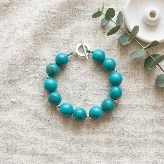 PULSERA ESFERA TURQUEZA