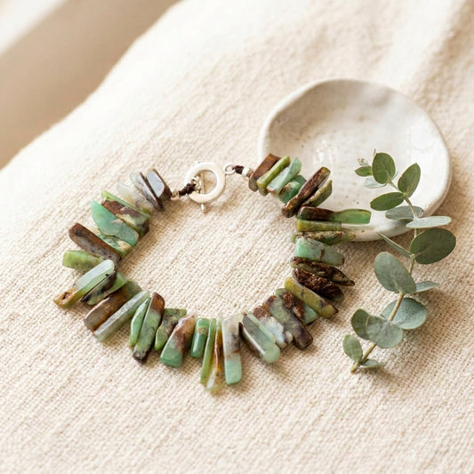 PULSERA CRISOPRASO