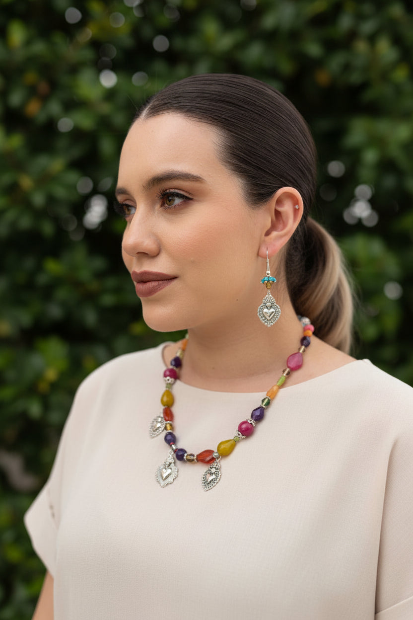 COLLAR FRIDA 3 CORAZONES