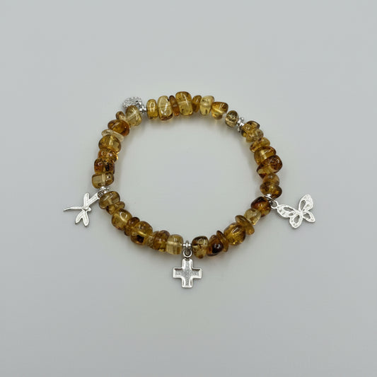 PULSERA 5 DIJES AMBAR