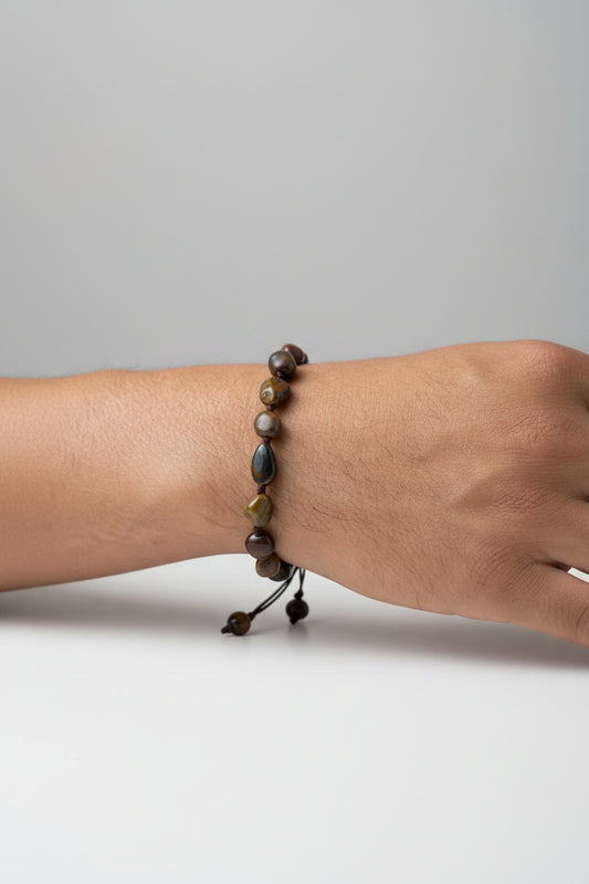 PULSERA OJO DE TIGRE AJUSTABLE